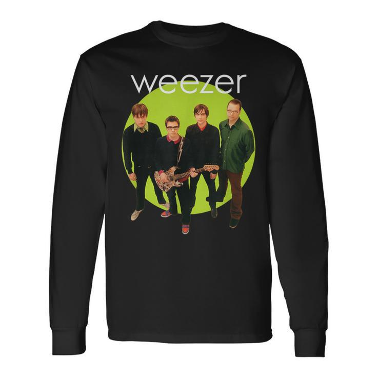 Weezer Green Album Circle Long Sleeve T-Shirt