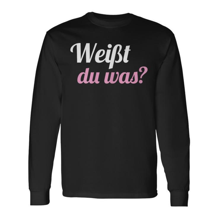 Weißt Du Was Reverse Ich Werde Eine Große Schwester Langarmshirts Geschenkideen