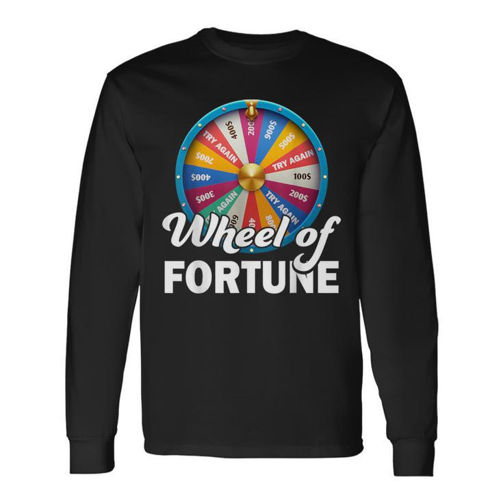 Wheel Of Fortune Clothes Fathers Day Wheel Of Fortune Dad Long Sleeve T-Shirt