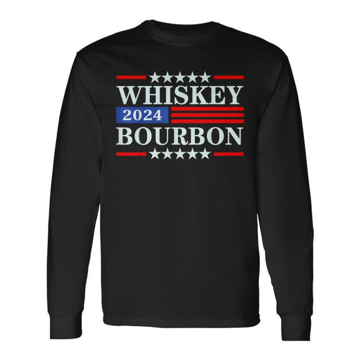 Whiskey 2024 Bourbon Long Sleeve T-Shirt Gifts ideas