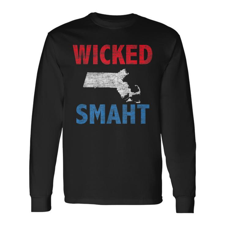 Wicked Smaht Boston Long Sleeve T-Shirt Gifts ideas