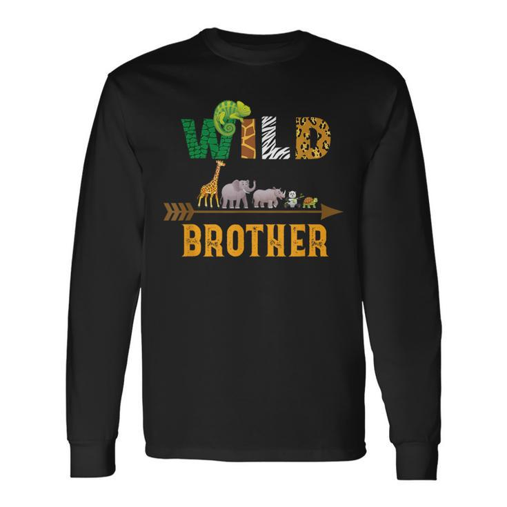 Wild Brother Birthday Zoo Field Trip Squad Matching Family Long Sleeve T-Shirt Gifts ideas