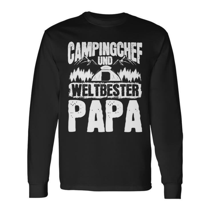 Wohnwagen Campingurlaub Bester Papaatertag Campen Langarmshirts Geschenkideen