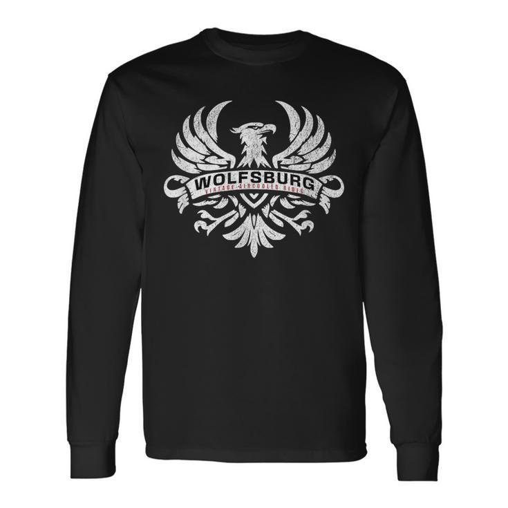 Wolfsburg Deutschland Germany Vintage Air-Cooled Rides Eagle Long Sleeve T-Shirt Gifts ideas