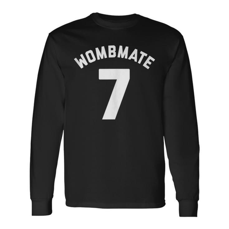 Wombmate 7 Twin Triplet Quadruplet Matching Long Sleeve T-Shirt