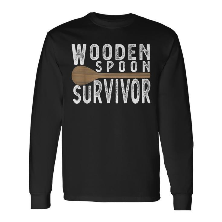 Wooden Spoon Survivor I Survived Wooden Spoon Long Sleeve T-Shirt