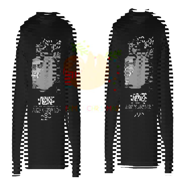 Woods Family Name Woods Family Christmas Long Sleeve T-Shirt