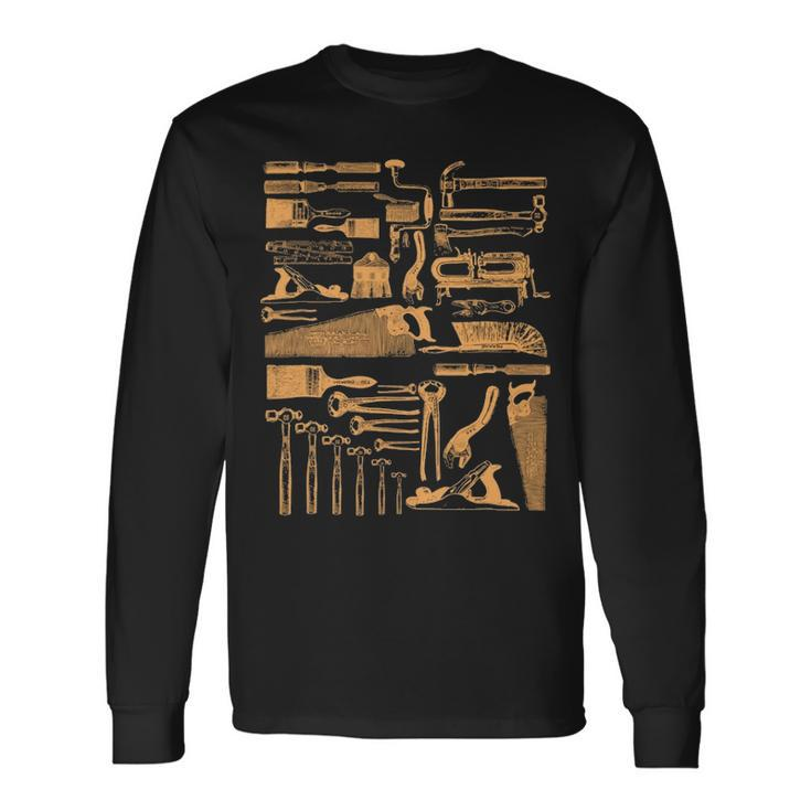 Woodworking Tools And Accessories Long Sleeve T-Shirt