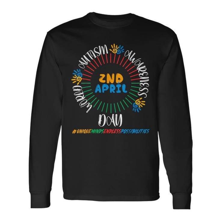 World Autism Awareness Day 2024 Unique Mind Long Sleeve T-Shirt