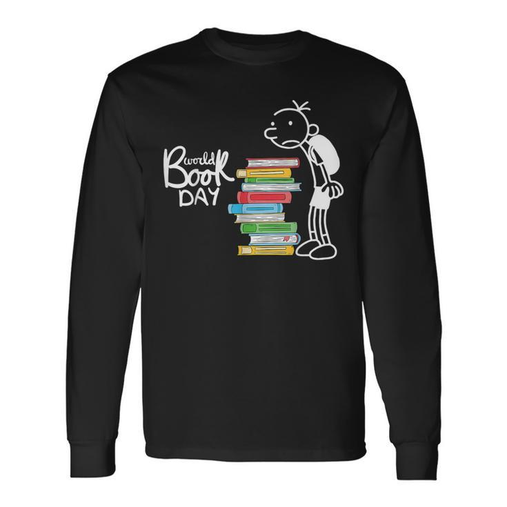 World Book Day Wimpy Book Day Character Wimpy Pi Day Long Sleeve T-Shirt