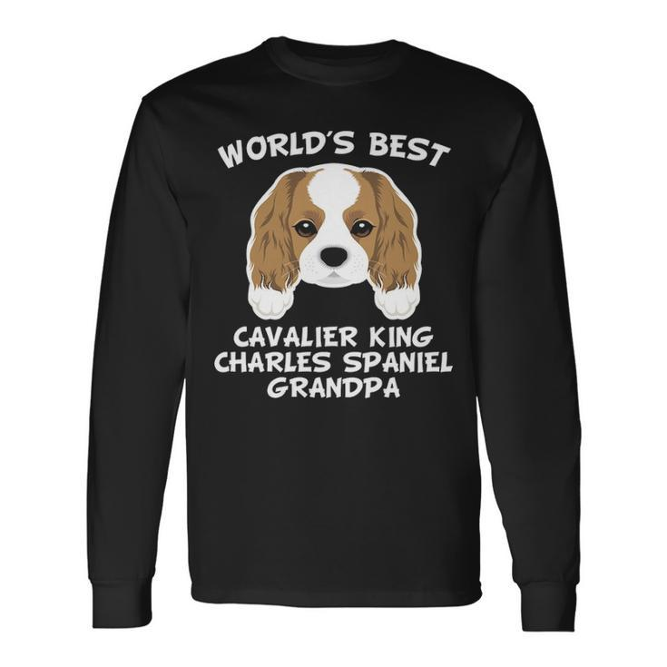 World's Best Cavalier King Charles Spaniel Grandpa Long Sleeve T-Shirt