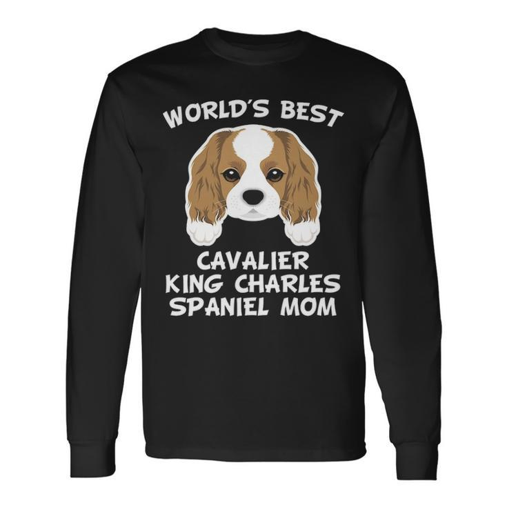 World's Best Cavalier King Charles Spaniel Mom Owner Long Sleeve T-Shirt