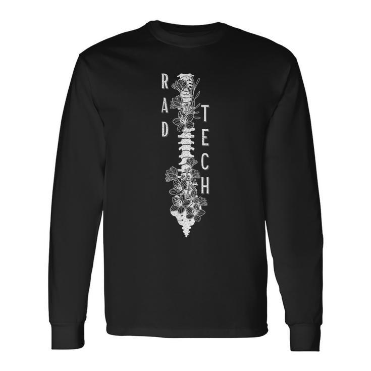 Xray Tech Radiologic Technologist Radiology Rad Tech Graduat Long Sleeve T-Shirt