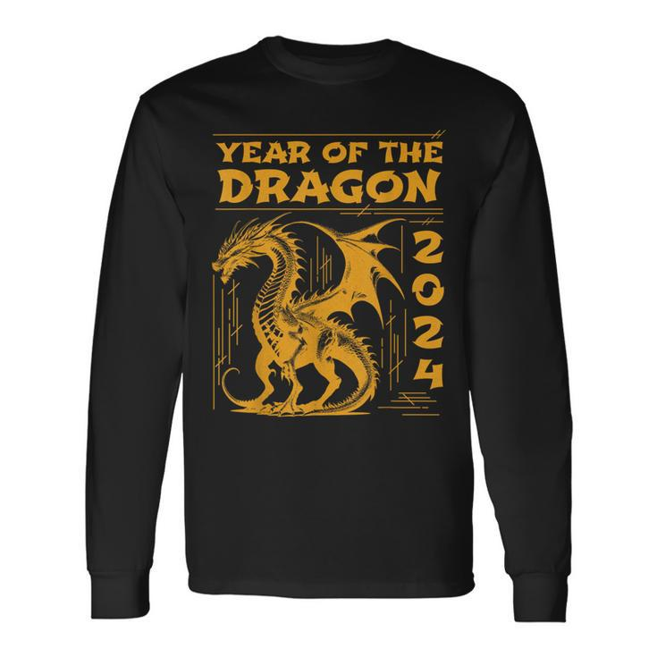 Year Of The Dragon 2024 Lunar New Year Chinese New Year 2024 Long Sleeve T-Shirt