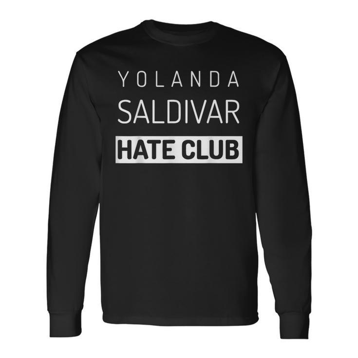 Yolanda Saldivar Hate Club Amor Prohibido Long Sleeve T-Shirt