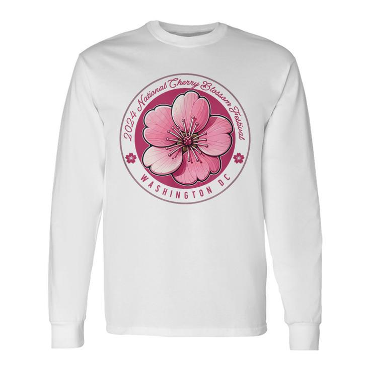 2024 Cherry Blossom Festival Washington Dc Souvenir Long Sleeve T-Shirt Gifts ideas