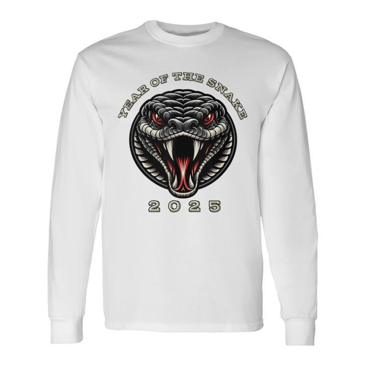 2025 Year Of The Snake Chinese New Year Zodiac Snake Long Sleeve T-Shirt