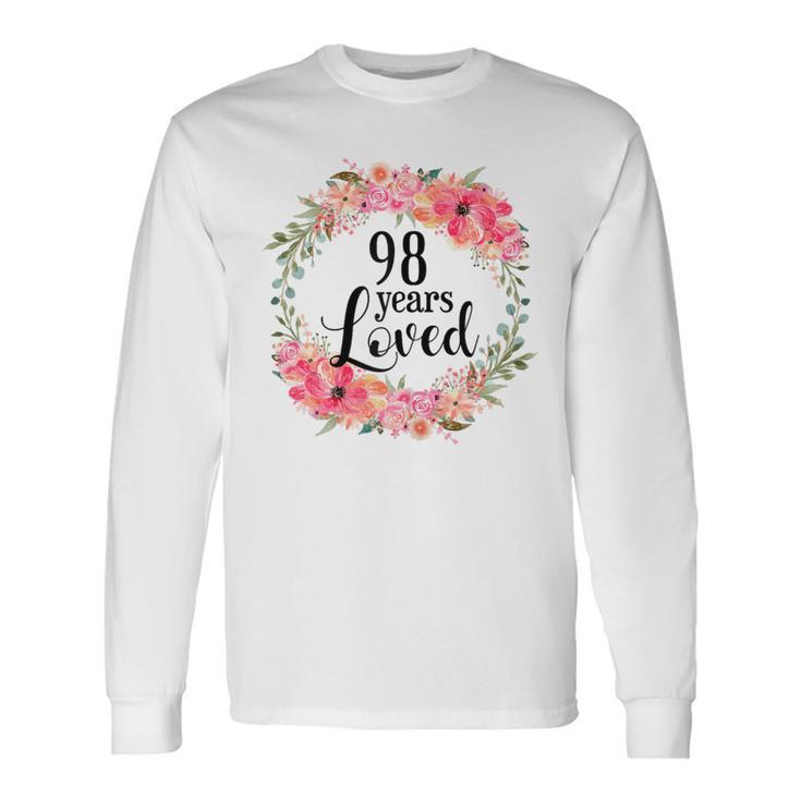 98Th Birthday 98 Years Old Loved Awesome Since 1926 Long Sleeve T-Shirt