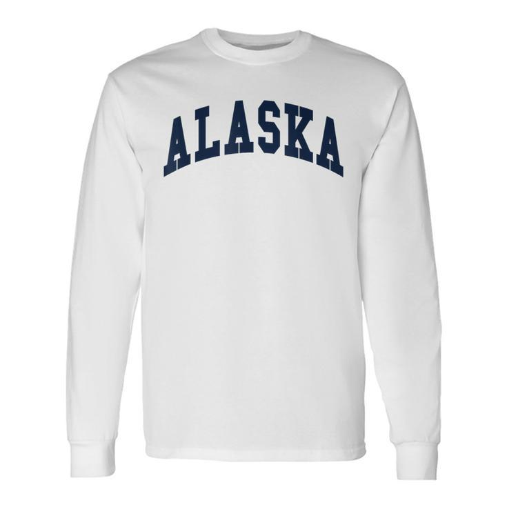 Alaska Throwback Print Classic Long Sleeve T-Shirt