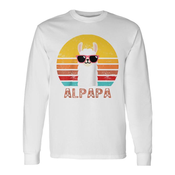 Alpapa Alpakaatertag Bester Papaater Fan Lamaatertag Raglan Langarmshirts Geschenkideen