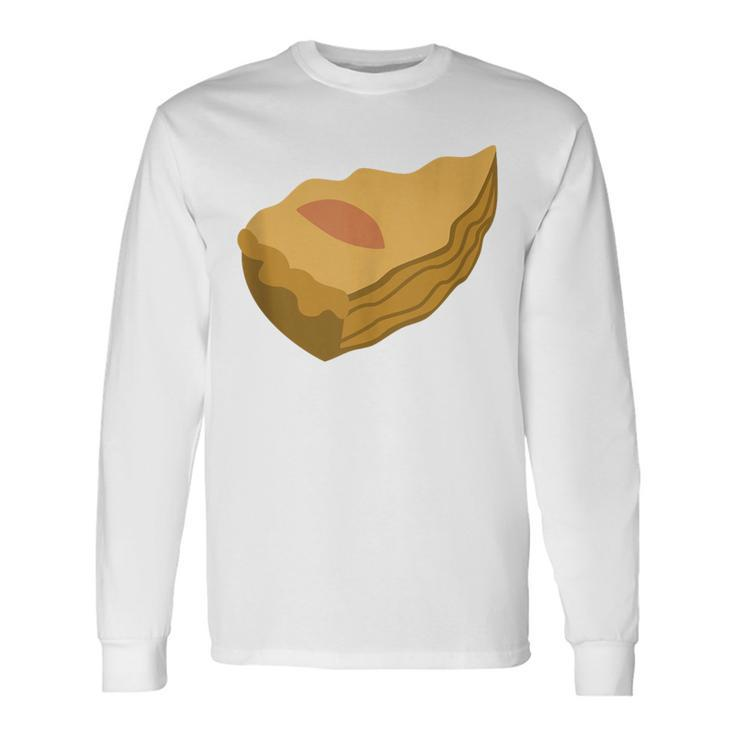 Apple Pie & Slice Dad And Son Matching Pie Father's Day 2024 Long Sleeve T-Shirt