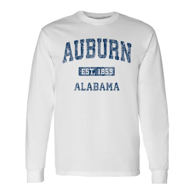 Auburn Alabama Al Vintage Athletic Sports Long Sleeve T-Shirt