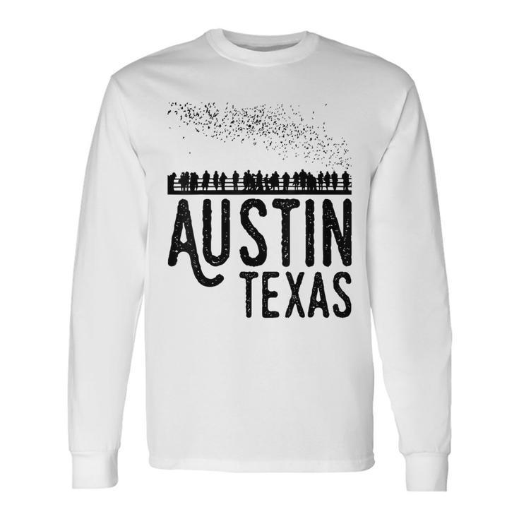 Austin Texas Bats South Congress Long Sleeve T-Shirt