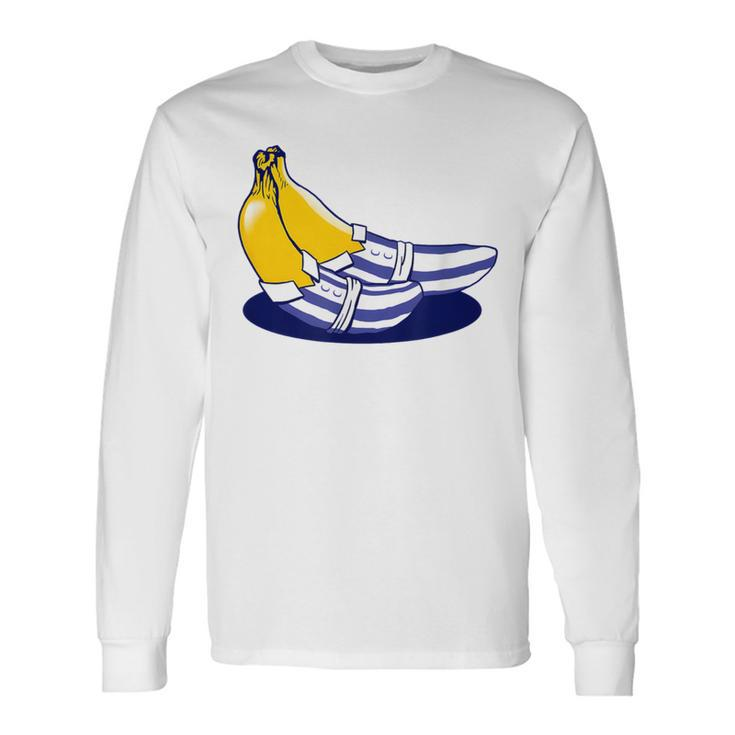 Bananas In Pajamas B1 And B2 Banana Lovers Sleep Long Sleeve T-Shirt