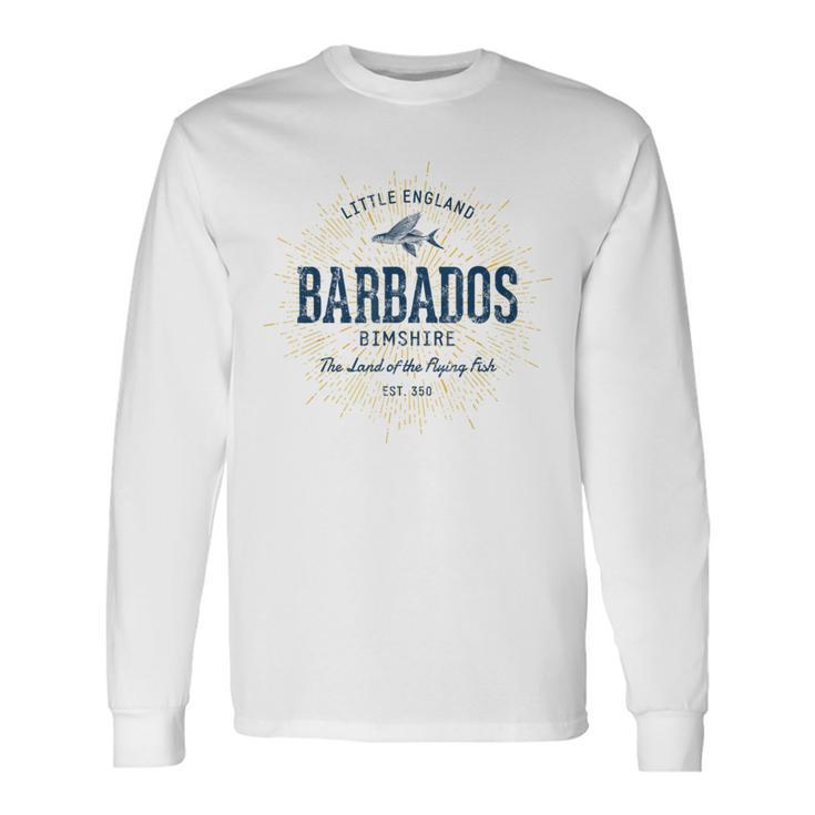 Barbados Retro Style Vintage Barbados Long Sleeve T-Shirt