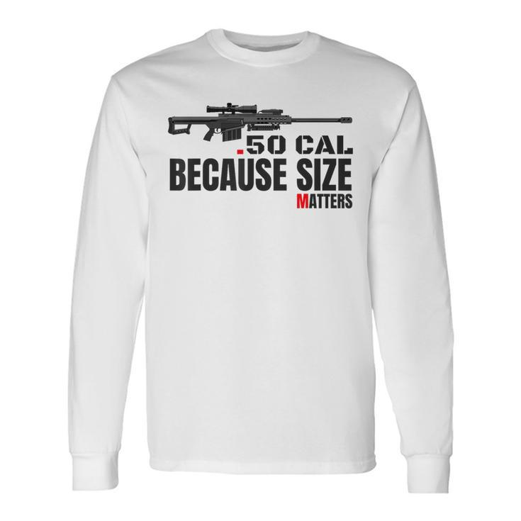 Barrett 50 Cal Gun Love 2Nd Amendment Adult Pro Gun Army Long Sleeve T-Shirt