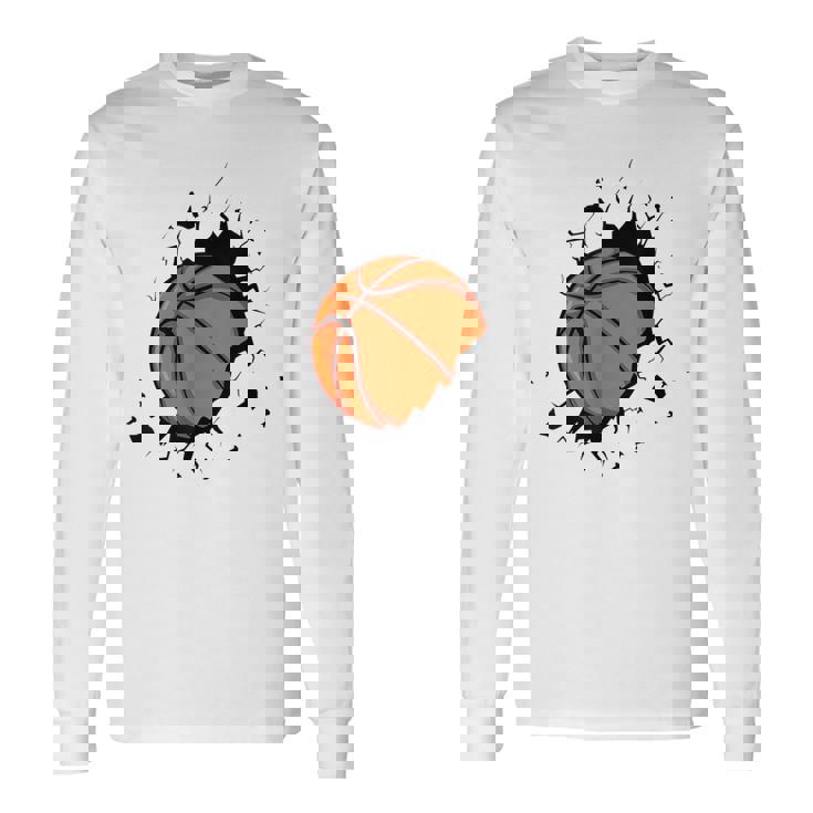 Basketball Players Basketball Team Graphic Sports Basketball Long Sleeve T-Shirt