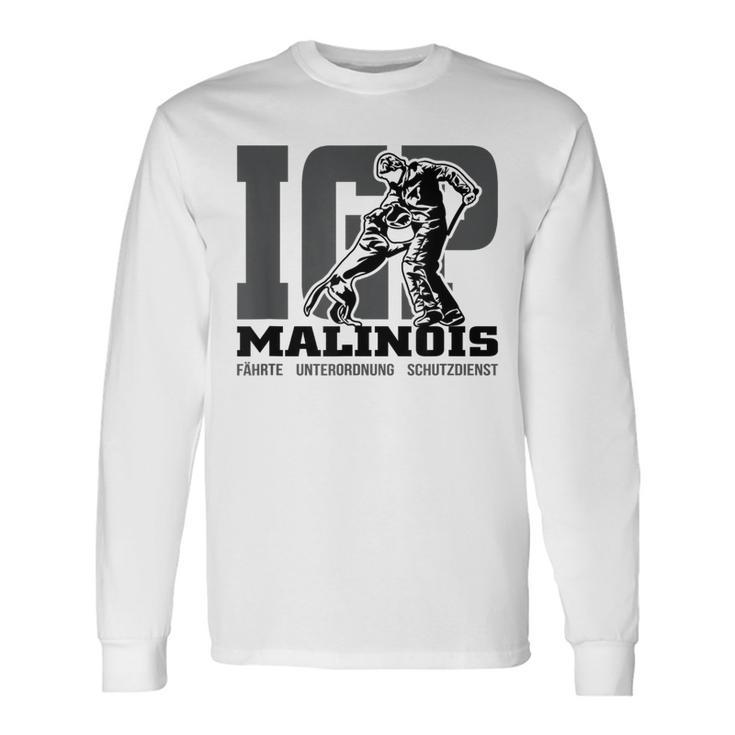 Belgian Malinois Igp Dog Sport Ipo Dog Langarmshirts Geschenkideen