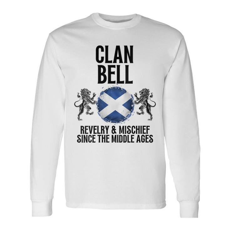 Bell Clan Scottish Family Name Scotland Heraldry Long Sleeve T-Shirt