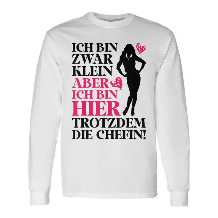 Beste Chefin Hier Langarmshirts Geschenkideen