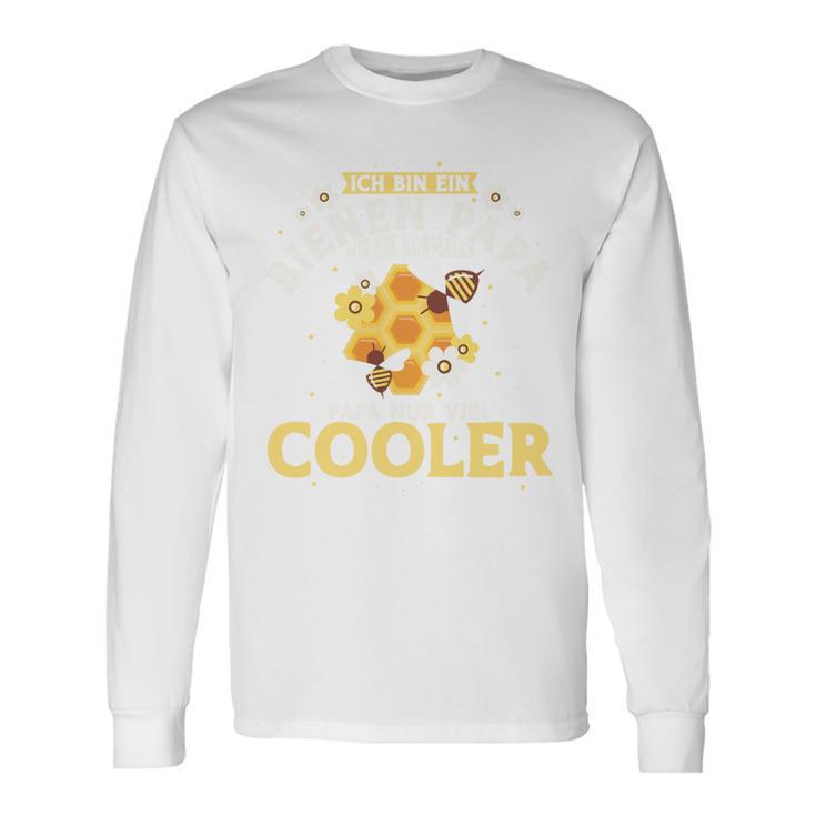 Bienen Papa Wie Ein Normaler Papa Nuriel Cooler Imker Langarmshirts Geschenkideen