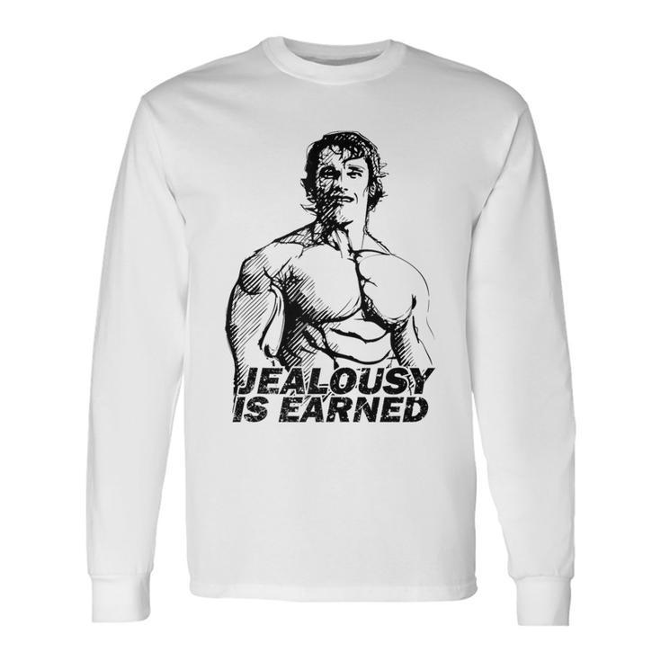 Bodybuilding Gym Inspiration Arnold Old School Golden Era Long Sleeve T-Shirt