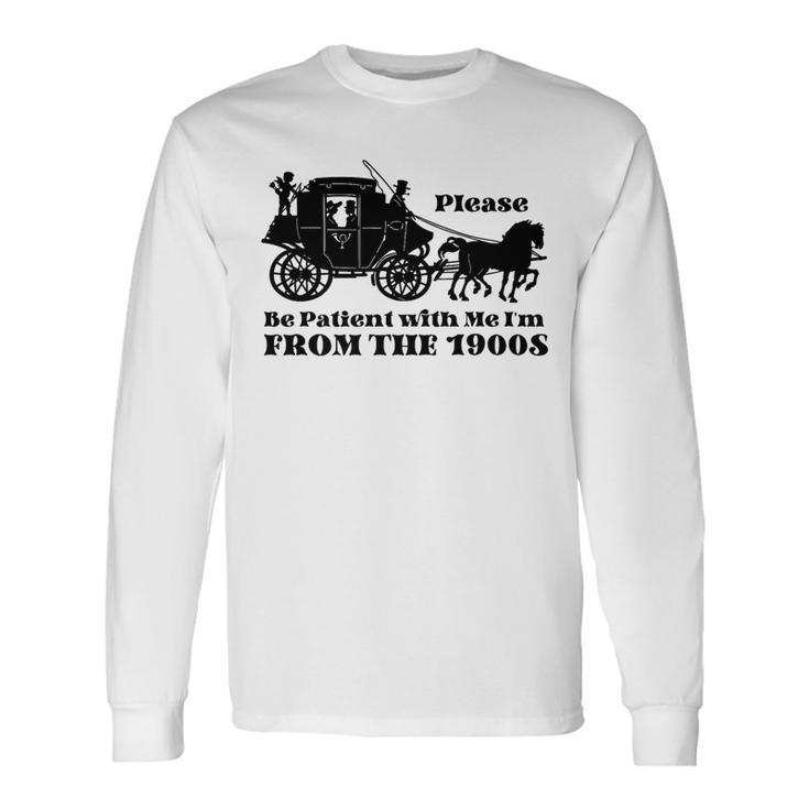 Born In 1900S Birthday For Mother's Day Father's Day Long Sleeve T-Shirt