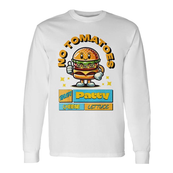 Burger-Fun- Witziger Spruch Comic-Style Langarmshirts Geschenkideen