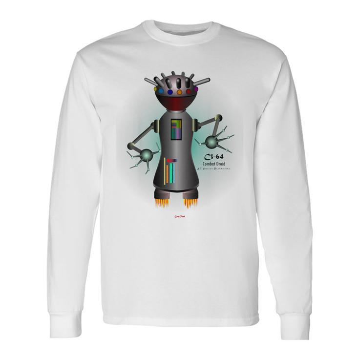 C3-64 Combat Droid AT Hittson Droidworks Long Sleeve T-Shirt