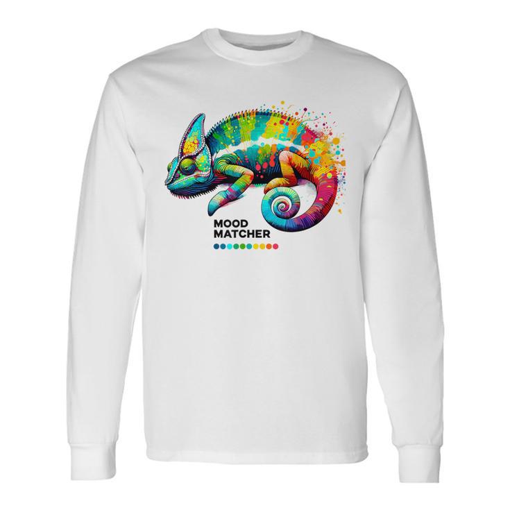 Chameleon Mood Matcher Color Changing Reptile Camouflage Long Sleeve T-Shirt