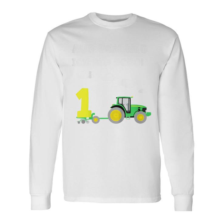 Children's 1St Birthday Ich Bin Schon 1 Jahre Tractor Tractor Langarmshirts Geschenkideen