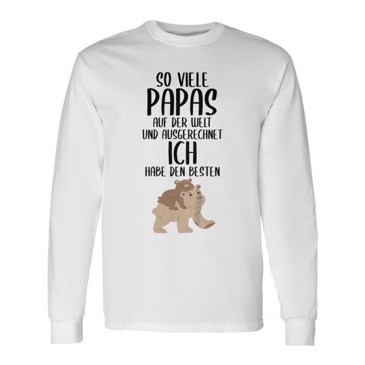 Children's Ich Habe Den Beste Papa Der Welt Ich 80 Langarmshirts Geschenkideen