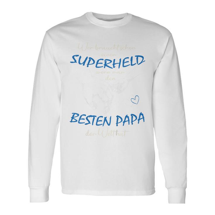 Children's Superhero Bester Papa Der Welt 80 Langarmshirts Geschenkideen