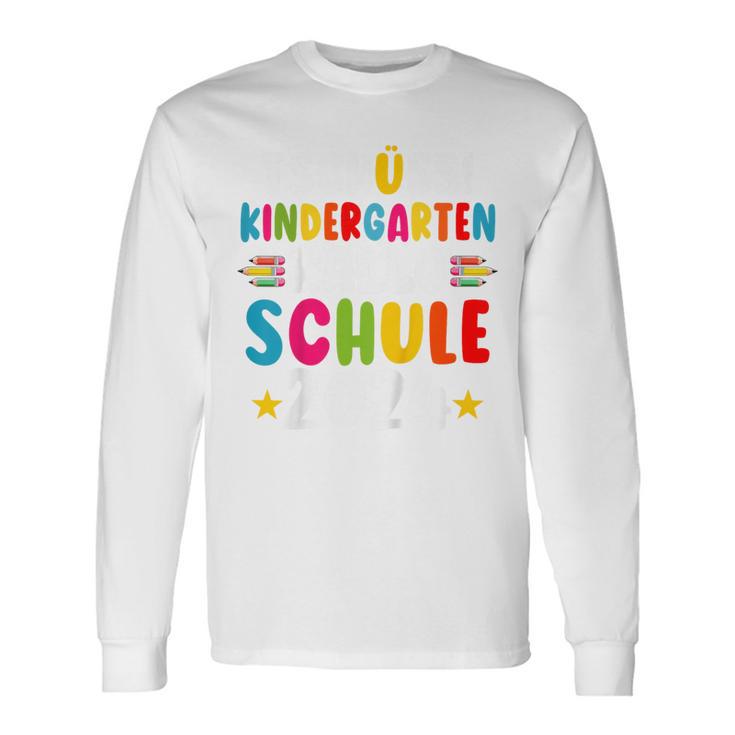 Children's Tschüss Kindergarten Hello School 2024 Langarmshirts Geschenkideen