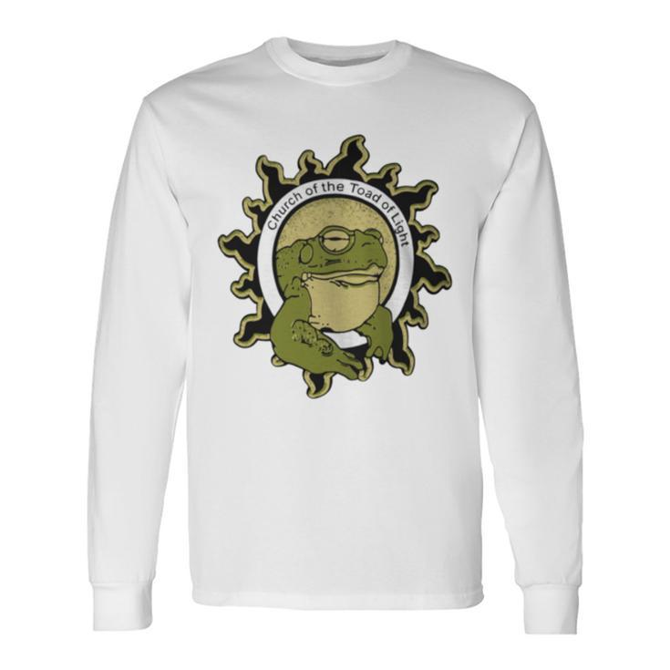 Church Of The Toad Of Light Sonoran Desert Bufo Toad Long Sleeve T-Shirt