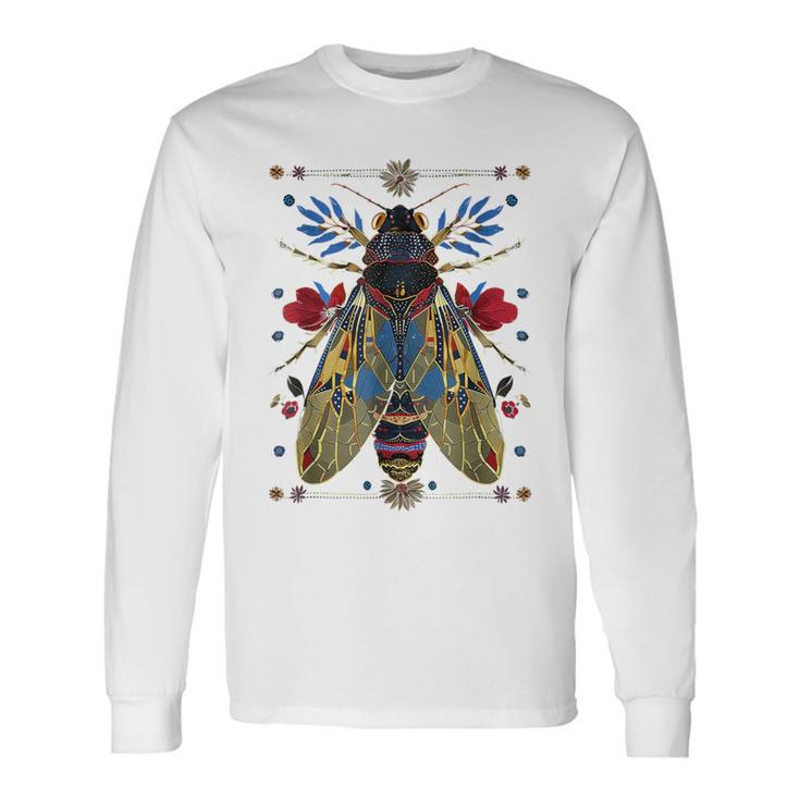 Cicada Entomology Lover Cicada Fest 2024 Broods Xix Xiii Long Sleeve T-Shirt