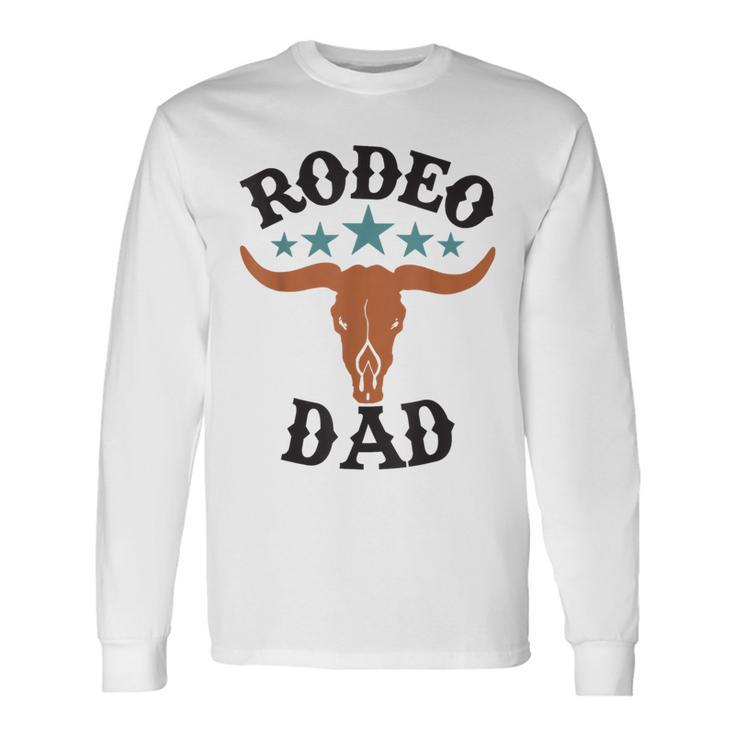 Dad 1St First Birthday Cowboy Western Rodeo Party Matching Long Sleeve T-Shirt