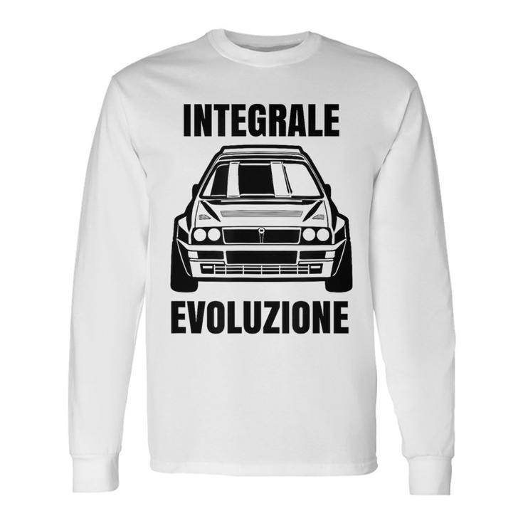 Delta Integrale Evoluzione Rally Auto White S Langarmshirts Geschenkideen