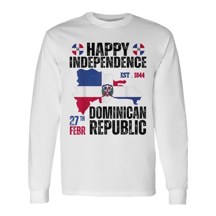 Dominican Independence Day Dominican Republic Celebration Long Sleeve T-Shirt