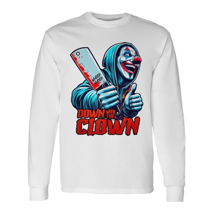 Down With The Clown Icp Hatchet Man Juggalette Clothes Long Sleeve T-Shirt